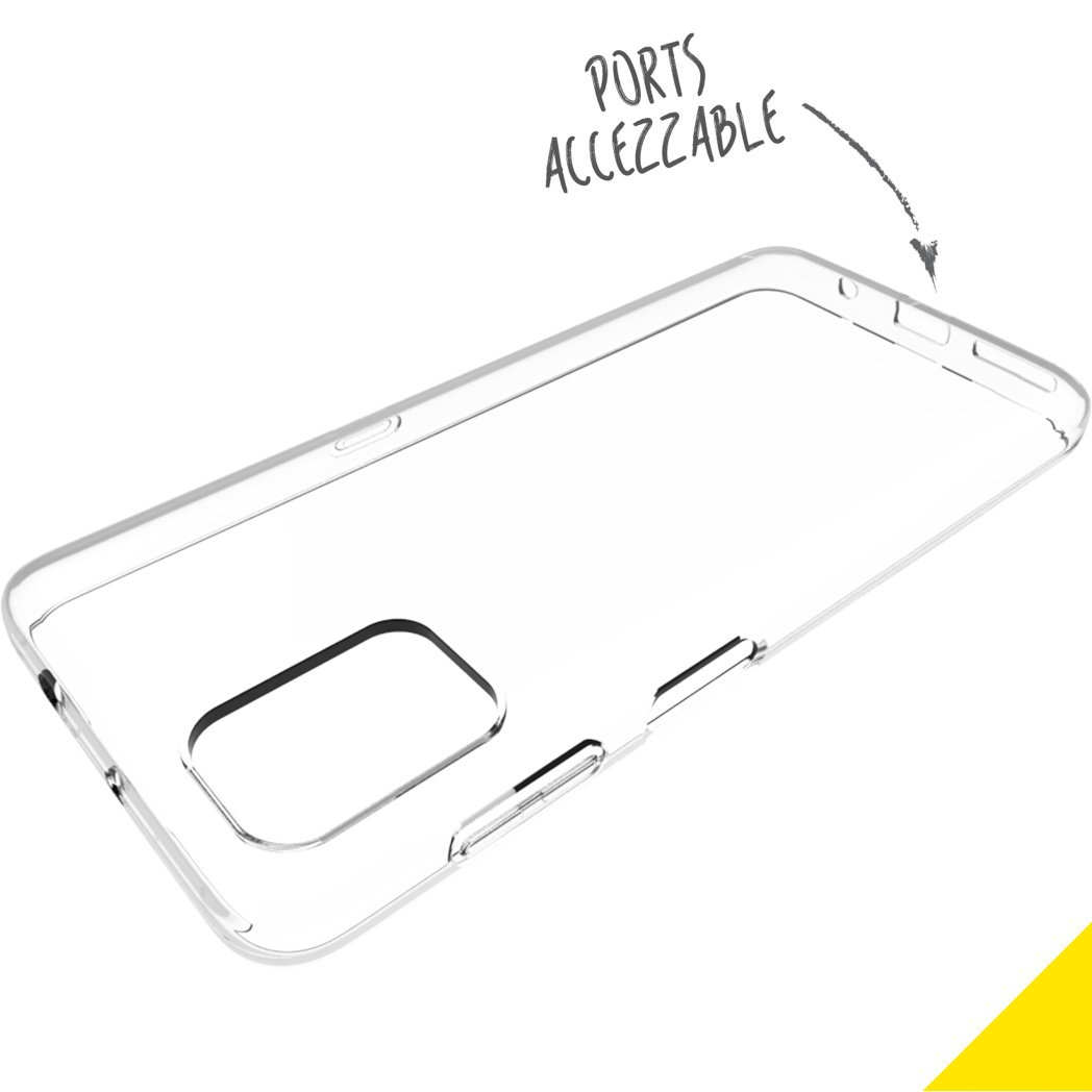 Accezz Clear Backcover Motorola Moto G9 Plus - Transparant - Afbeelding 4