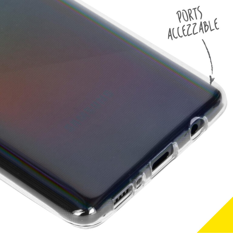Accezz Clear Backcover Samsung Galaxy A51 - Transparant - Afbeelding 3