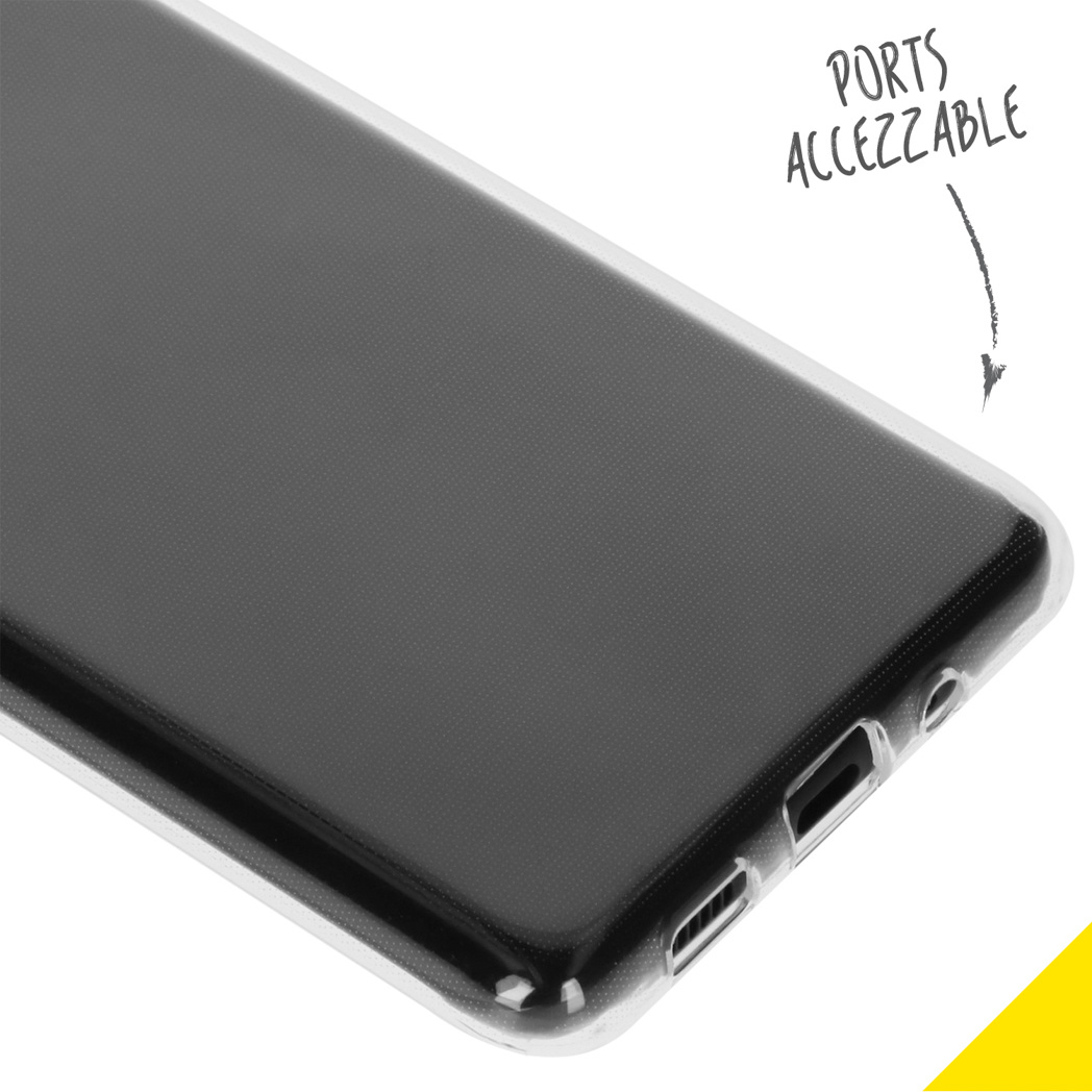 Accezz Clear Backcover Samsung Galaxy S20 Plus - Transparant - Afbeelding 3