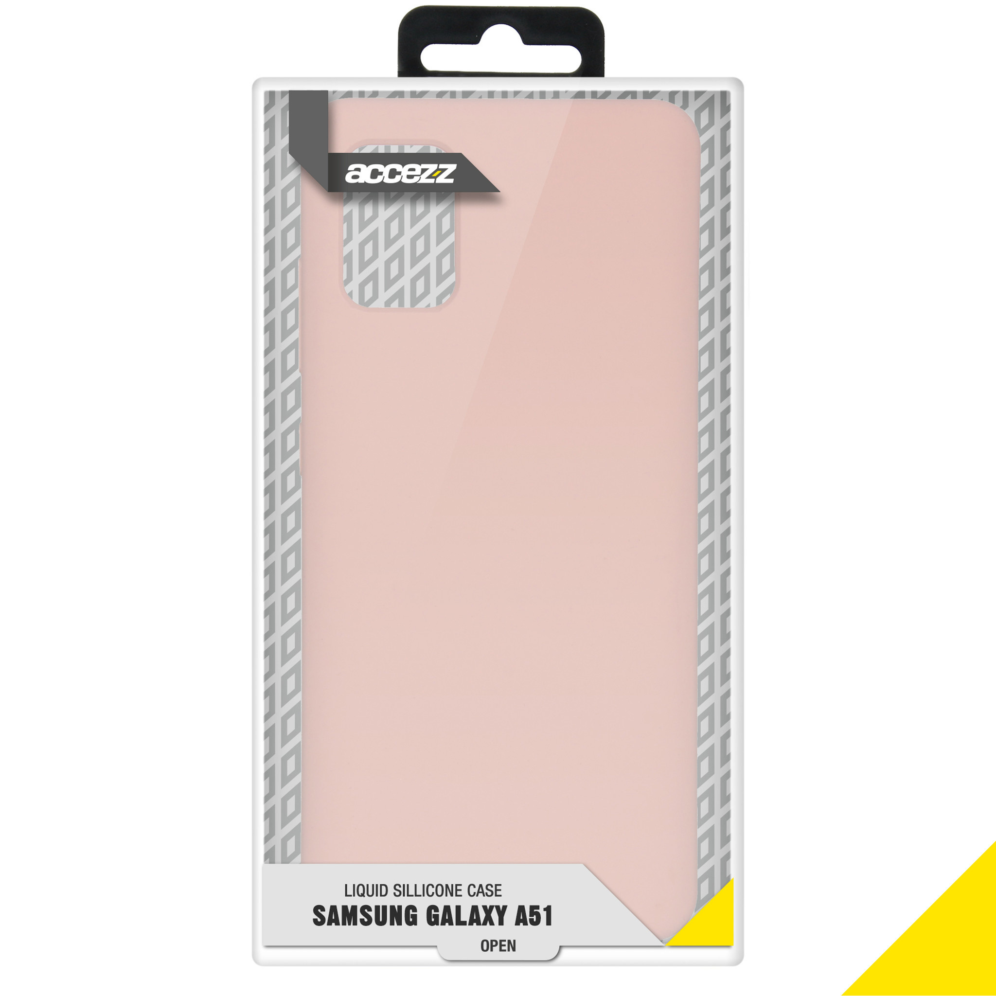 Accezz Liquid Silicone Backcover Samsung Galaxy A51 - Roze - Afbeelding 4