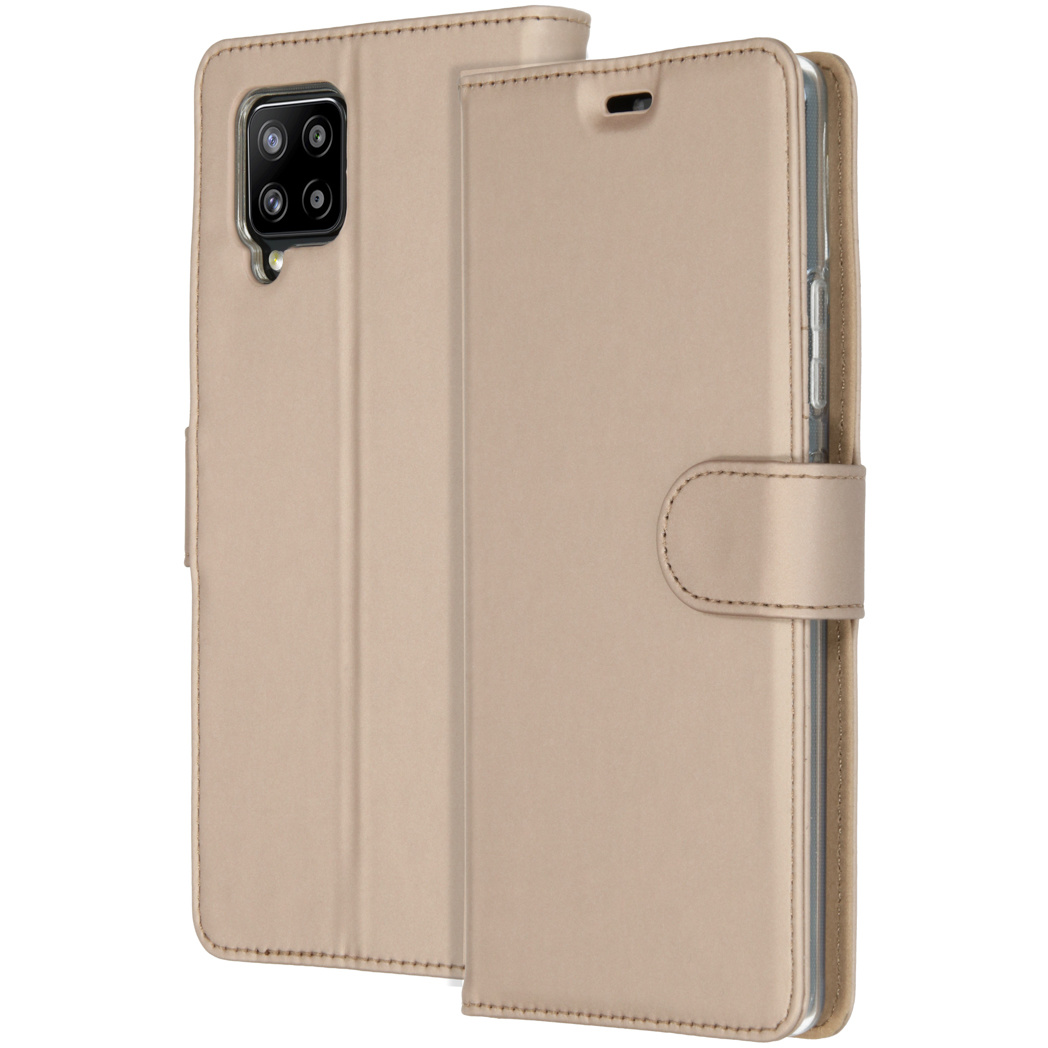 Accezz Wallet Softcase Bookcase Samsung Galaxy A42 – Goud