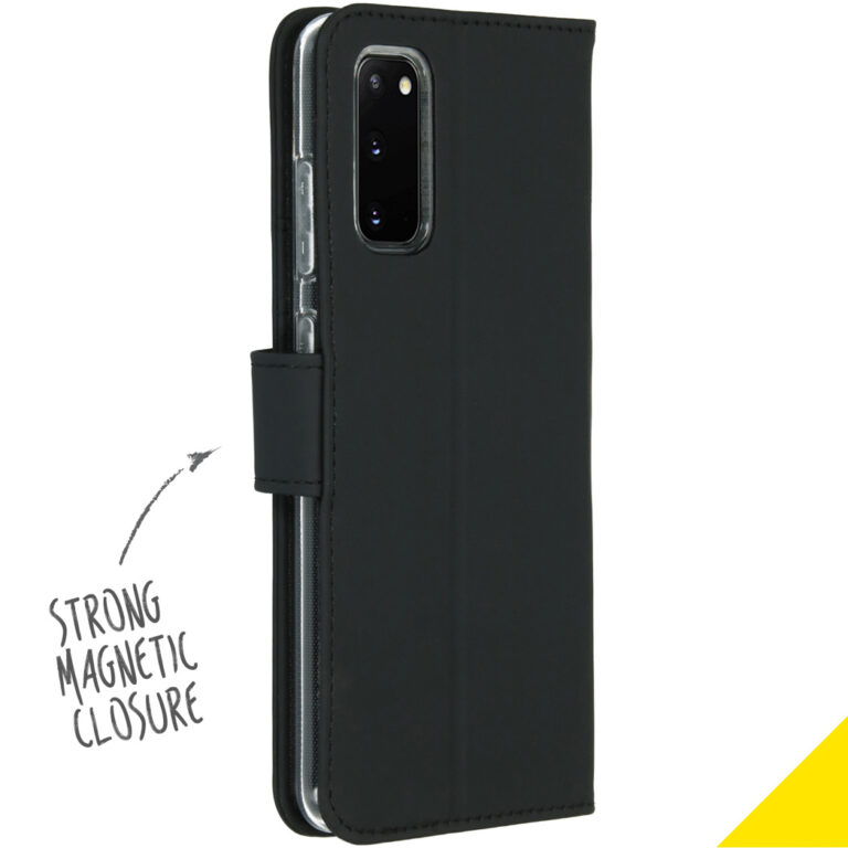 Accezz Wallet Softcase Bookcase Samsung Galaxy S20 - Zwart - Afbeelding 2