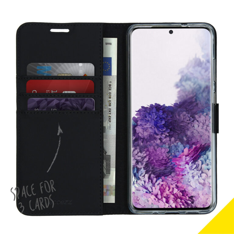 Accezz Wallet Softcase Bookcase Samsung Galaxy S20 Plus - Zwart - Afbeelding 3