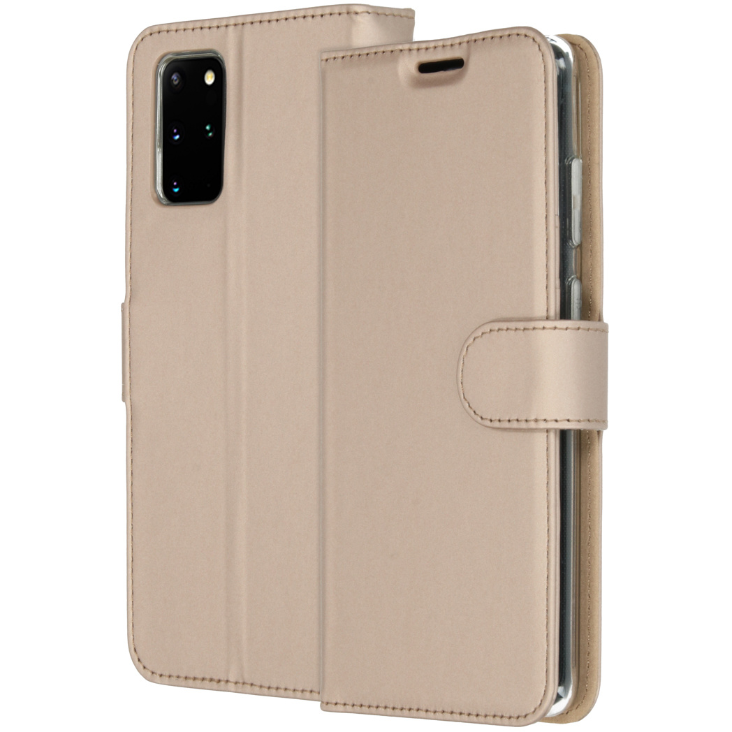 Accezz Wallet Softcase Bookcase Samsung Galaxy S20 Plus – Goud