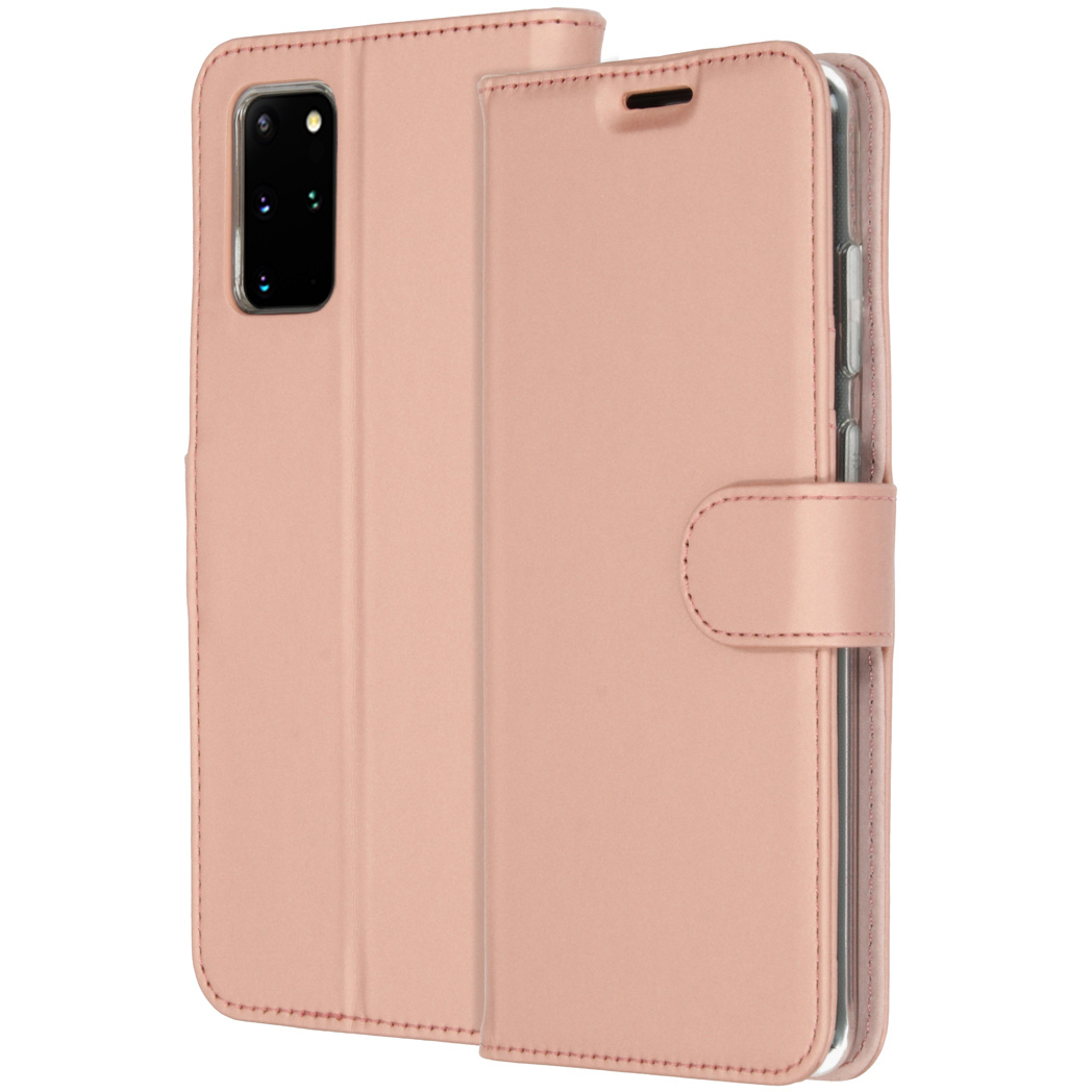 Accezz Wallet Softcase Bookcase Samsung Galaxy S20 Plus – Rosé Goud