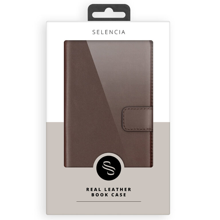 Selencia Echt Lederen Bookcase Samsung Galaxy A51 - Bruin - Afbeelding 10