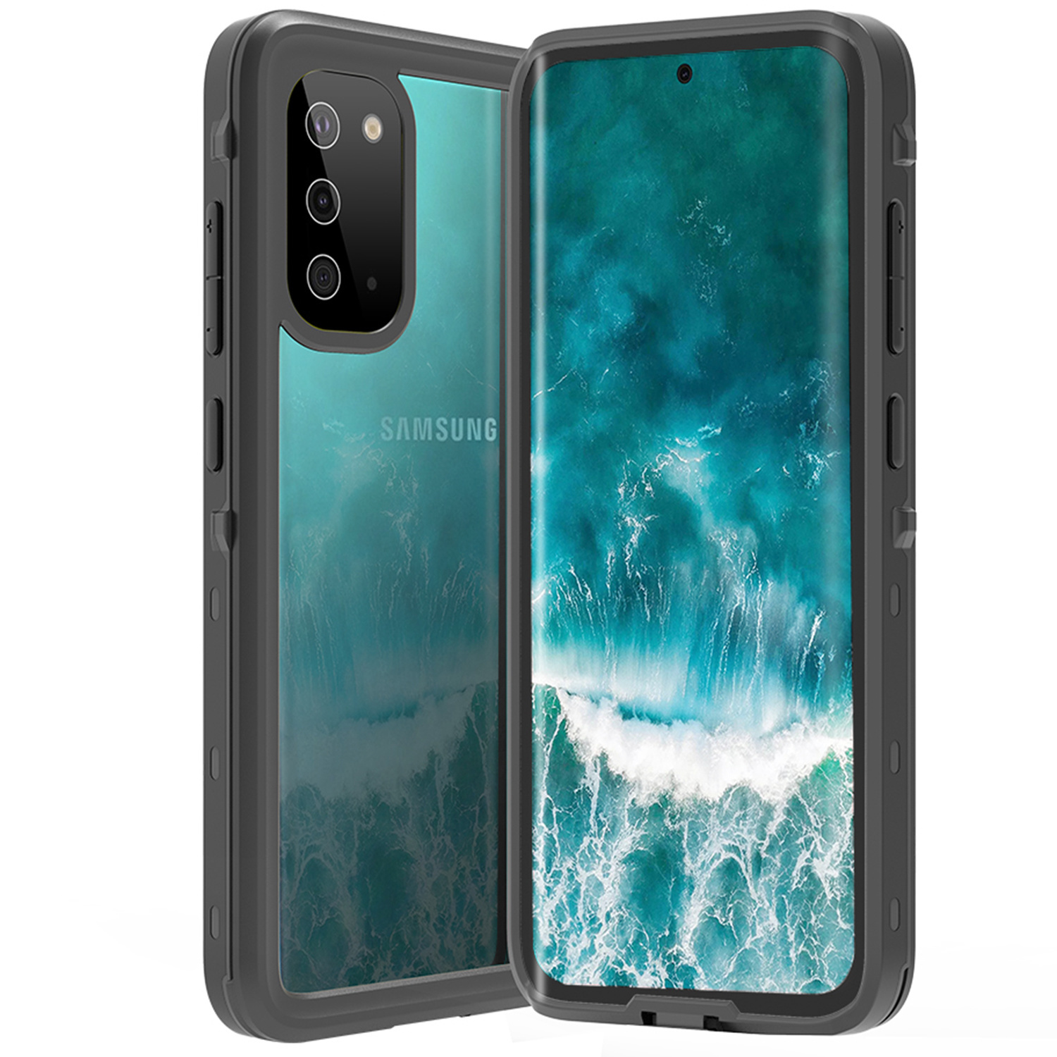 Redpepper Dot Plus Waterproof Backcover Galaxy S20 - Zwart - Afbeelding 2