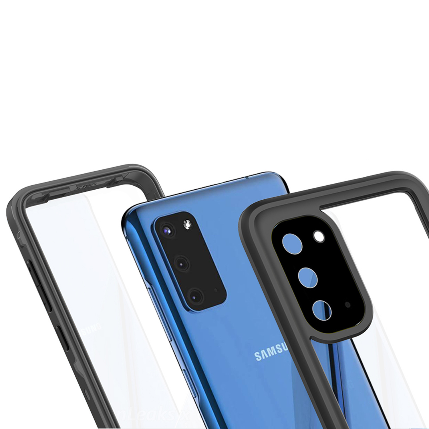 Redpepper Dot Plus Waterproof Backcover Galaxy S20 - Zwart - Afbeelding 3