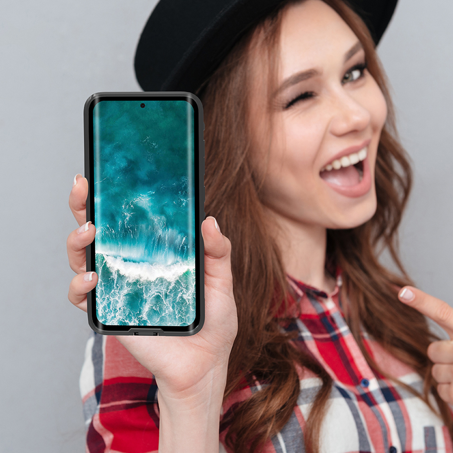 Redpepper Dot Plus Waterproof Backcover Galaxy S20 - Zwart - Afbeelding 5