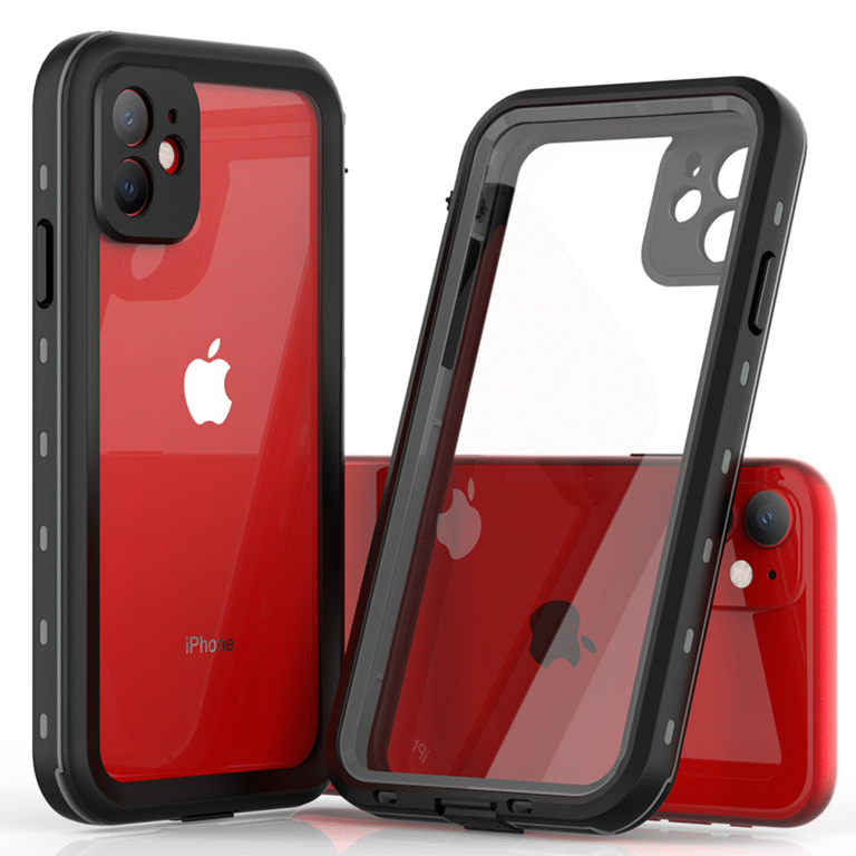 Redpepper Dot Plus Waterproof Backcover Apple iPhone 11 - Zwart - Afbeelding 2