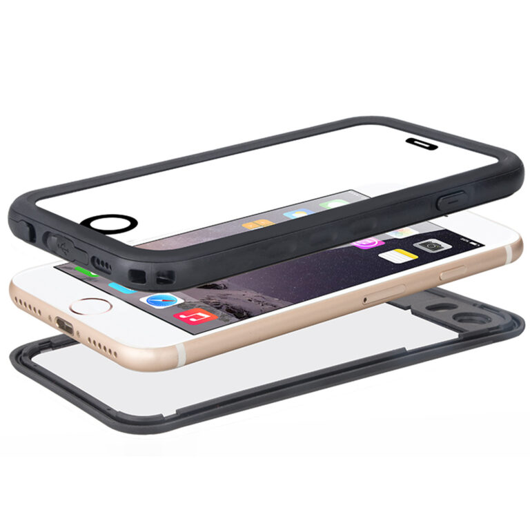 Redpepper Dot Plus Waterproof Backcover Apple iPhone SE (2022 / 2020) / 8 / 7 / 6(s) - Zwart - Afbeelding 6