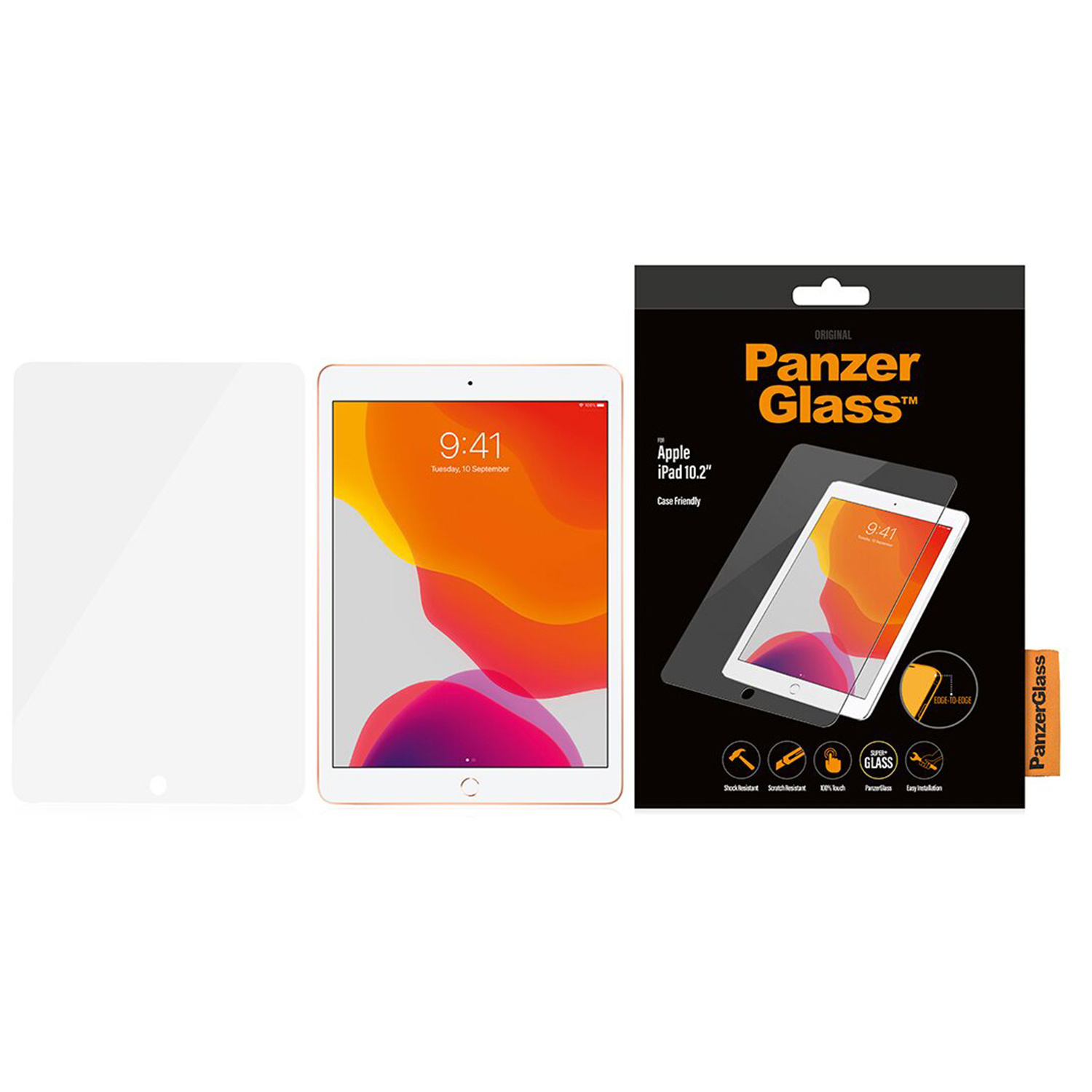 PanzerGlass Screenprotector Apple iPad 9 (2021) 10.2 inch / iPad 8 (2020) 10.2 inch / iPad 7 (2019) 10.2 inch - Afbeelding 2
