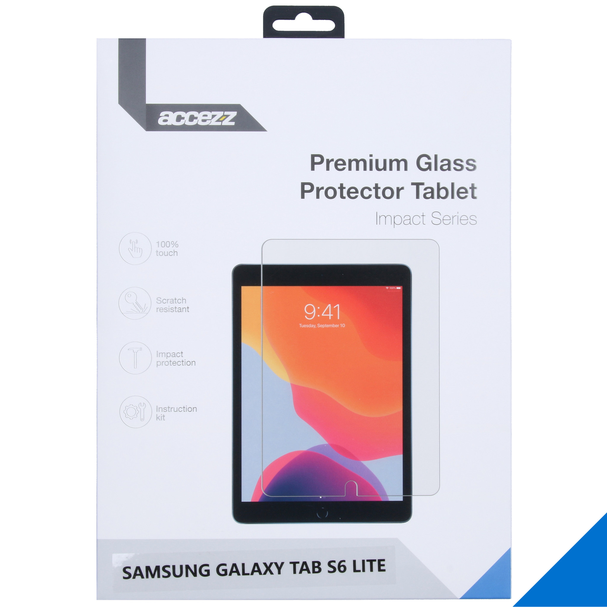 Accezz Premium Glass Screenprotector Samsung Galaxy Tab S6 Lite / Tab S6 Lite (2022) / Tab S6 Lite (2024) - Afbeelding 3