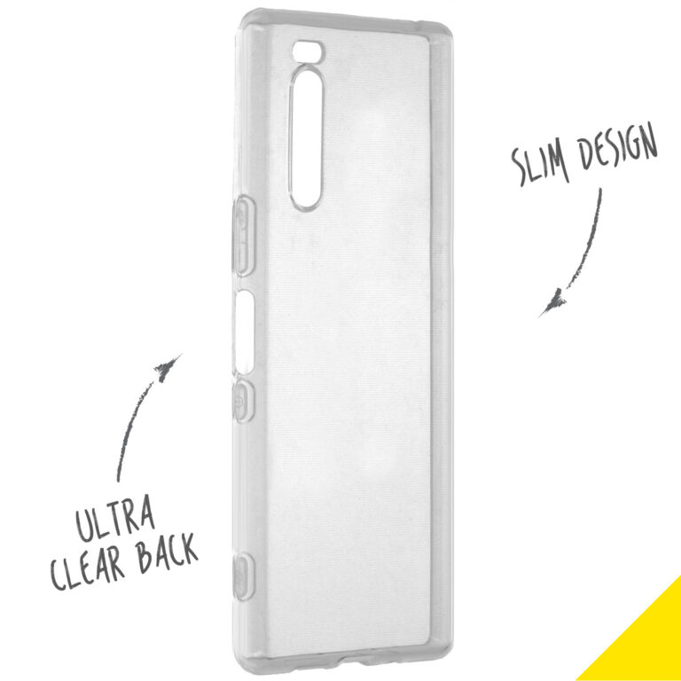 Accezz Clear Backcover Sony Xperia 5 - Transparant - Afbeelding 2