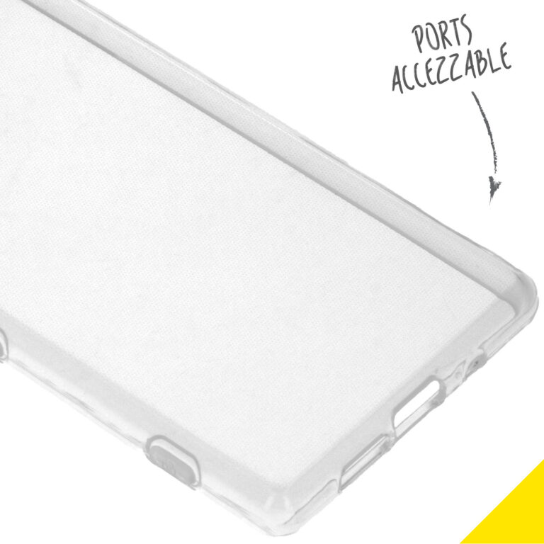 Accezz Clear Backcover Sony Xperia 5 - Transparant - Afbeelding 3