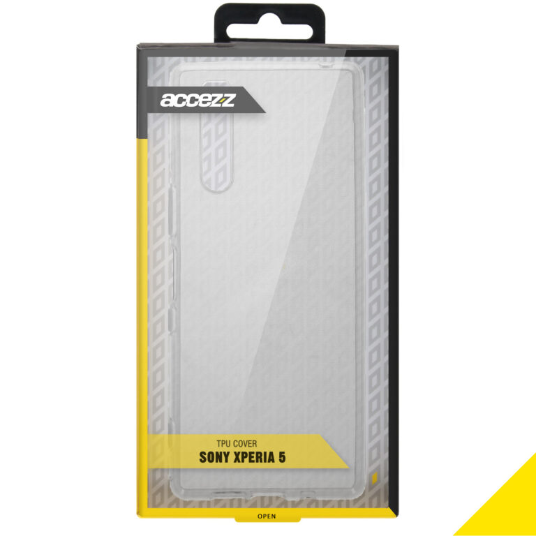 Accezz Clear Backcover Sony Xperia 5 - Transparant - Afbeelding 4