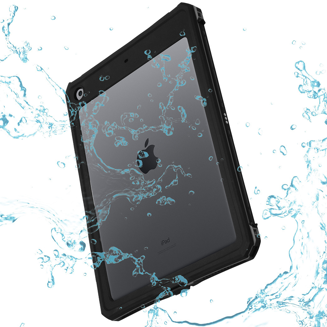 Redpepper Waterproof Backcase Apple iPad 9 (2021) 10.2 inch / iPad 8 (2020) 10.2 inch / iPad 7 (2019) 10.2 inch - Zwart - Afbeelding 5