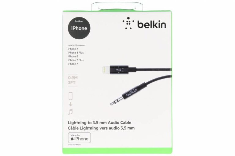 Belkin Lightning naar 3,5 mm Jack audio kabel - 0,9 meter - Afbeelding 4