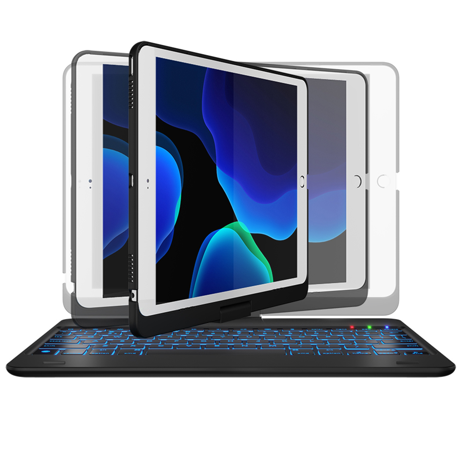 Keyboard Bookcase QWERTY Apple iPad (2018) / (2017) / Air (2) / Pro 9.7 - Afbeelding 3