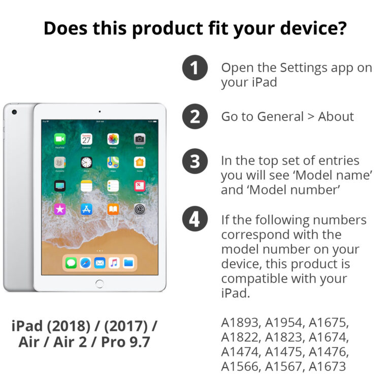 Keyboard Bookcase QWERTY Apple iPad (2018) / (2017) / Air (2) / Pro 9.7 - Afbeelding 9