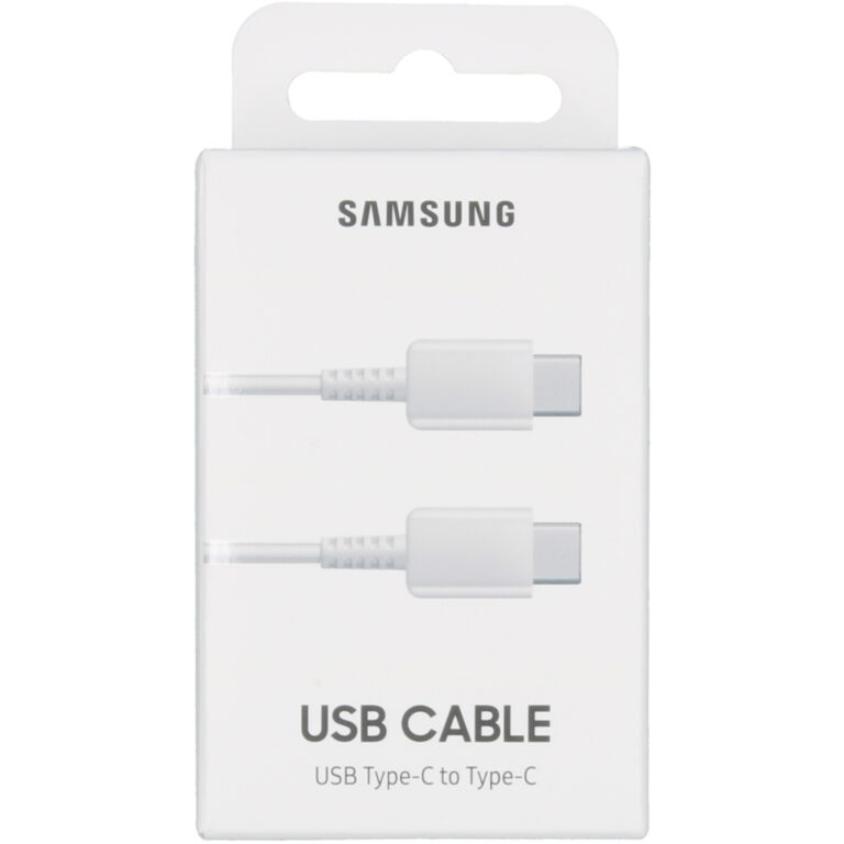 Samsung Originele USB-C naar USB-C kabel - 3A - 1 meter - Wit - Afbeelding 4