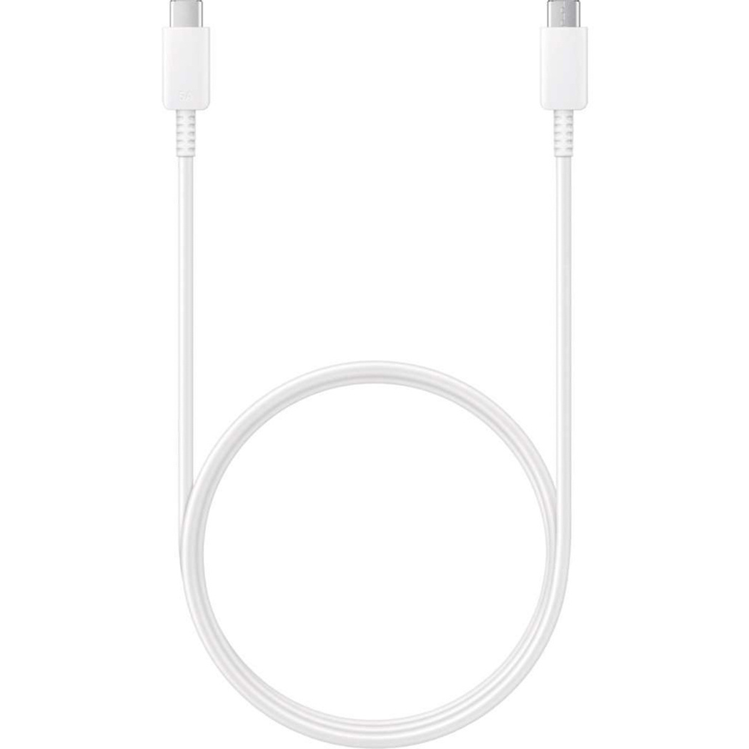 Samsung Originele USB-C naar USB-C kabel - 5A - 1 meter - Wit - Afbeelding 2