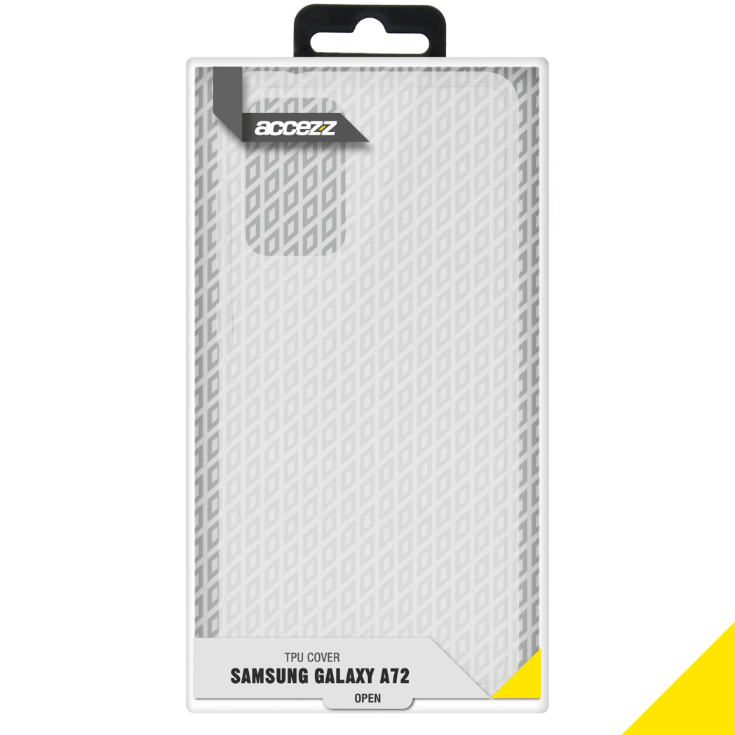Accezz Clear Backcover Samsung Galaxy A72 - Transparant - Afbeelding 4