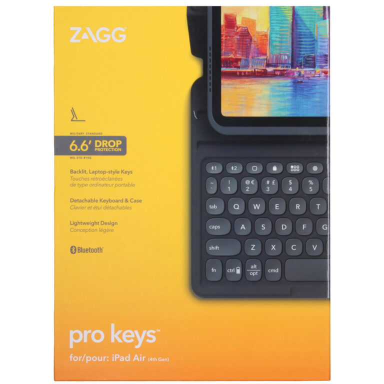 ZAGG Pro Keys Keyboard Bookcase iPad Air 4 (2020) / Air 5 (2022) 10.9 inch - Grijs - Afbeelding 9