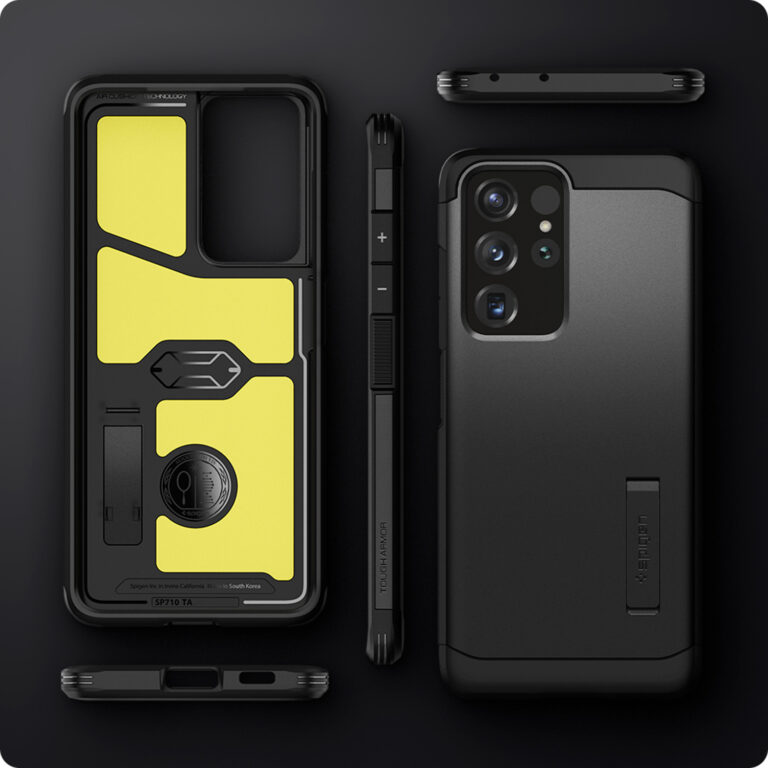 Spigen Tough Armor Backcover Samsung Galaxy S21 Ultra - Zwart - Afbeelding 9