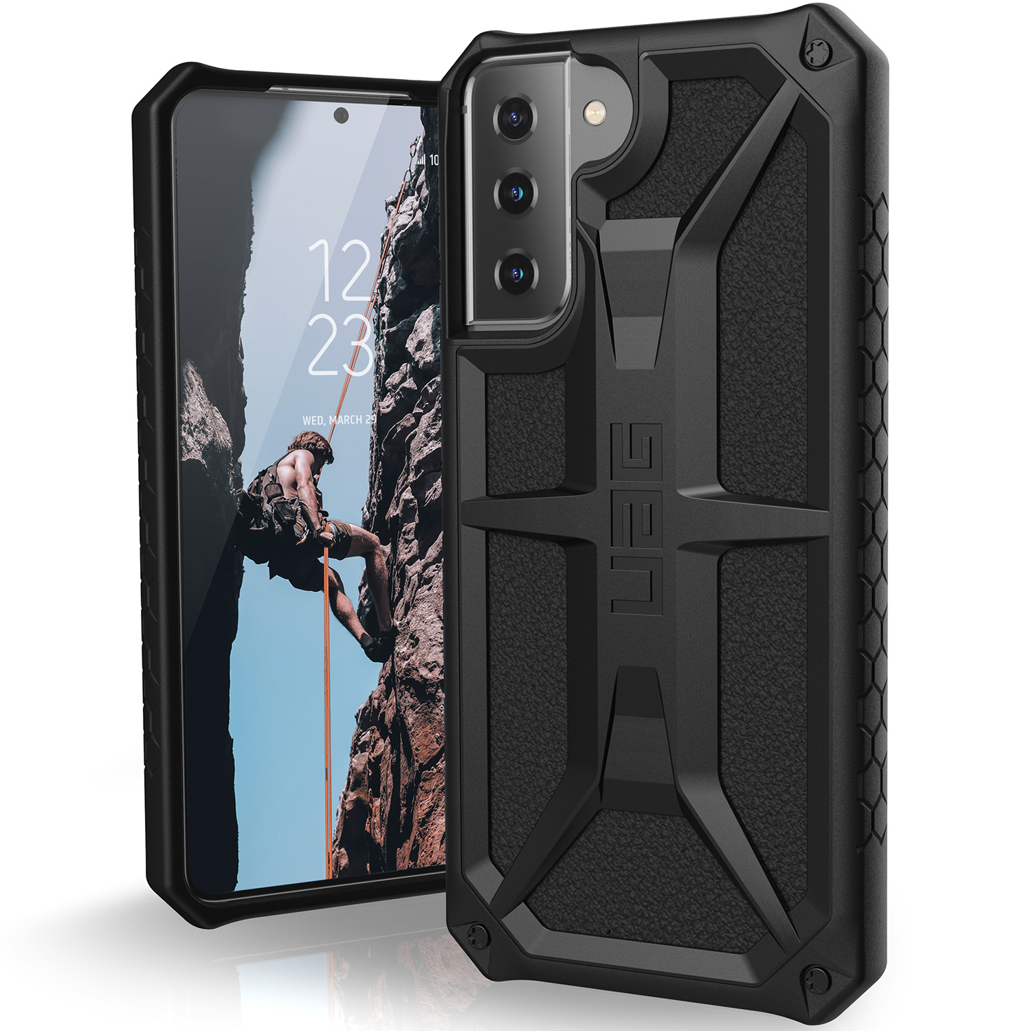 UAG Monarch Backcover Samsung Galaxy S21 Plus – Zwart