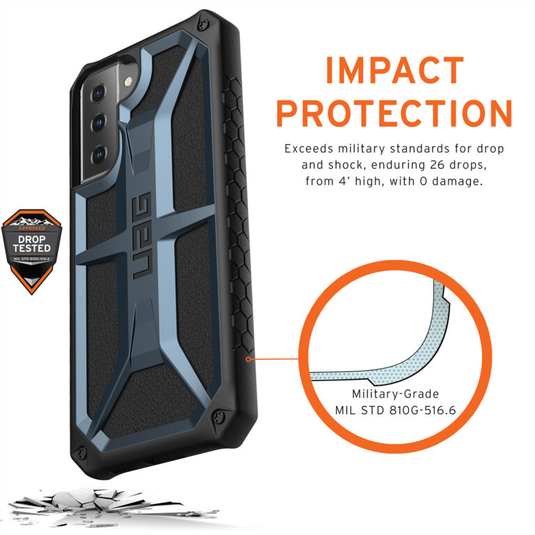 UAG Monarch Backcover Samsung Galaxy S21 Plus - Blauw - Afbeelding 2