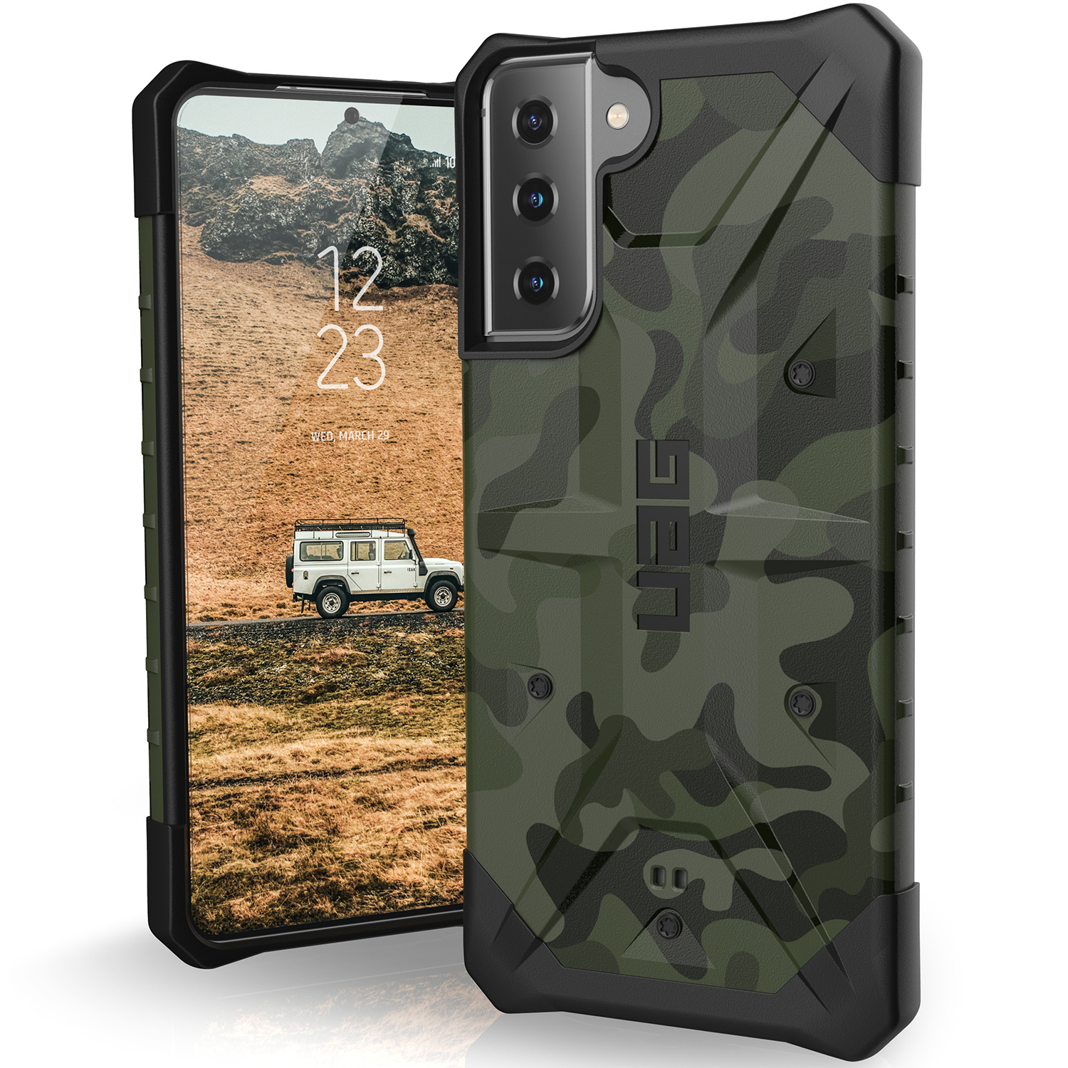 UAG Pathfinder Backcover Samsung Galaxy S21 Plus – Forest Camo