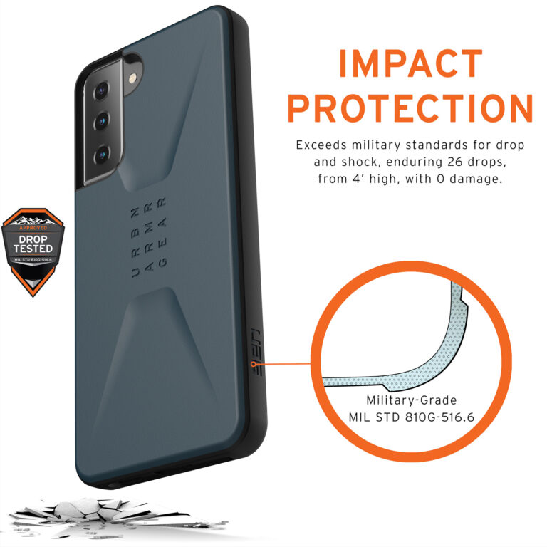 UAG Civilian Backcover Samsung Galaxy S21 Plus - Blauw - Afbeelding 2