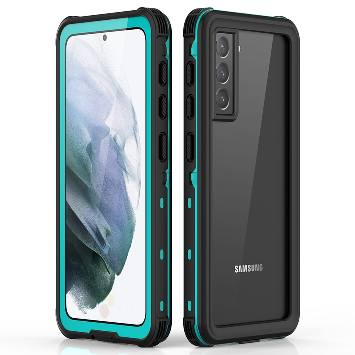 Redpepper Dot Plus Waterproof Backcover Galaxy S21 - Zwart - Afbeelding 2