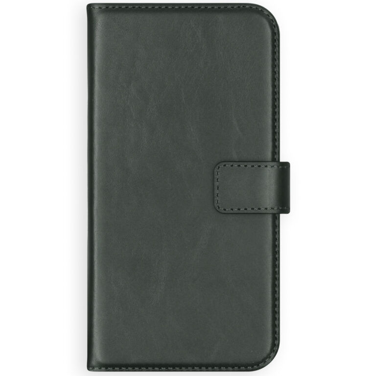 Selencia Echt Lederen Bookcase Samsung Galaxy S21 - Groen - Afbeelding 2