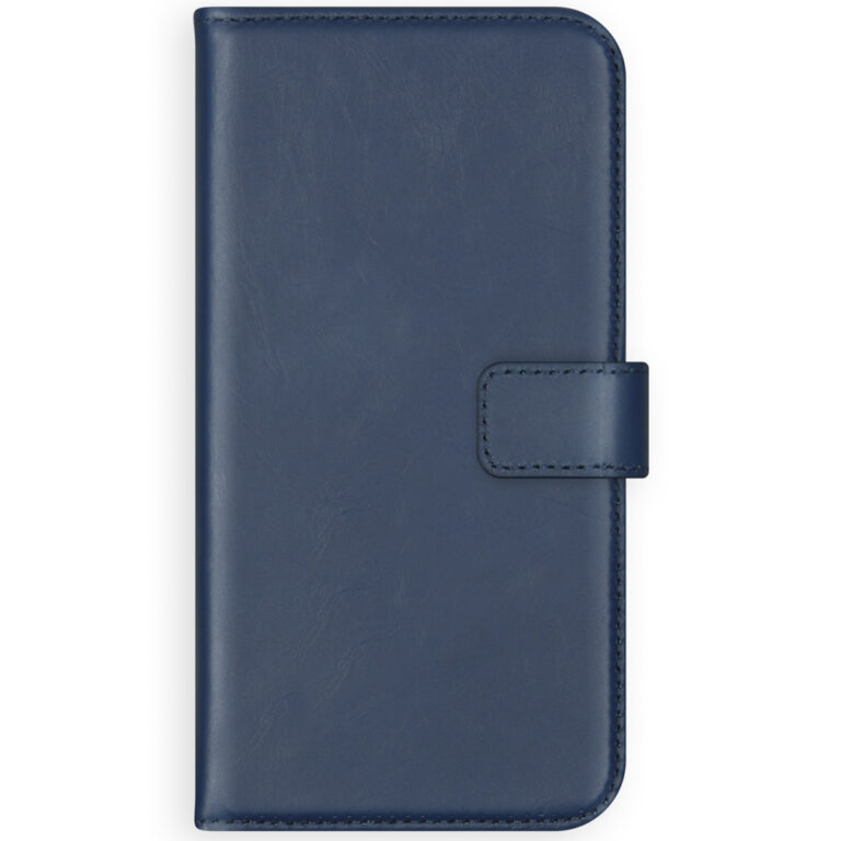 Selencia Echt Lederen Bookcase Samsung Galaxy S21 - Blauw - Afbeelding 2