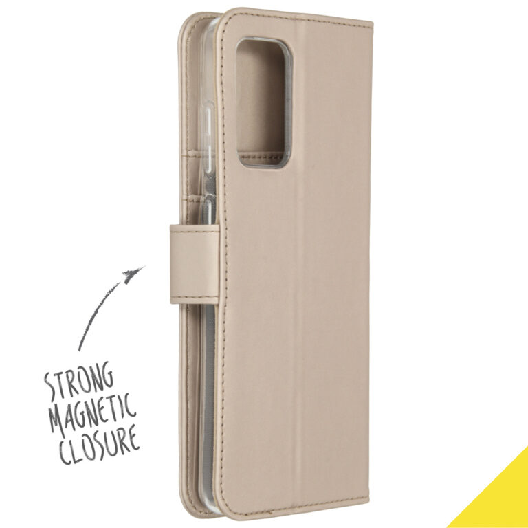 Accezz Wallet Softcase Bookcase Samsung Galaxy A72 - Goud - Afbeelding 2