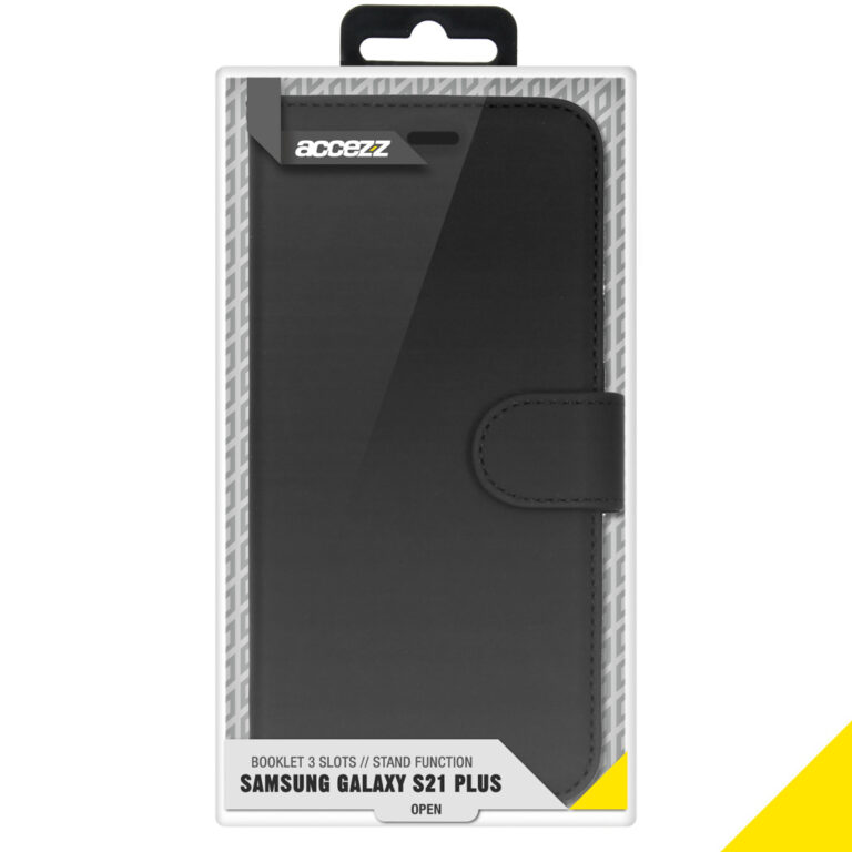 Accezz Wallet Softcase Bookcase Samsung Galaxy S21 Plus - Zwart - Afbeelding 4