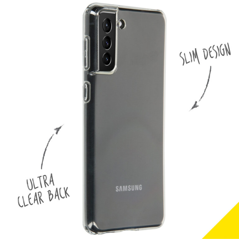 Accezz Clear Backcover Samsung Galaxy S21 Plus - Transparant - Afbeelding 2