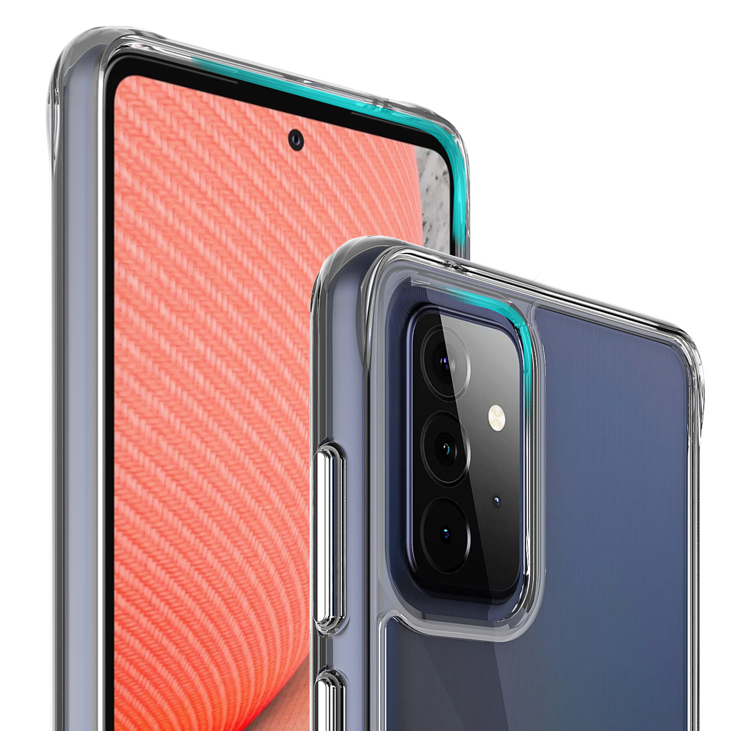 Accezz Xtreme Impact Backcover Samsung Galaxy A72 - Transparant - Afbeelding 4