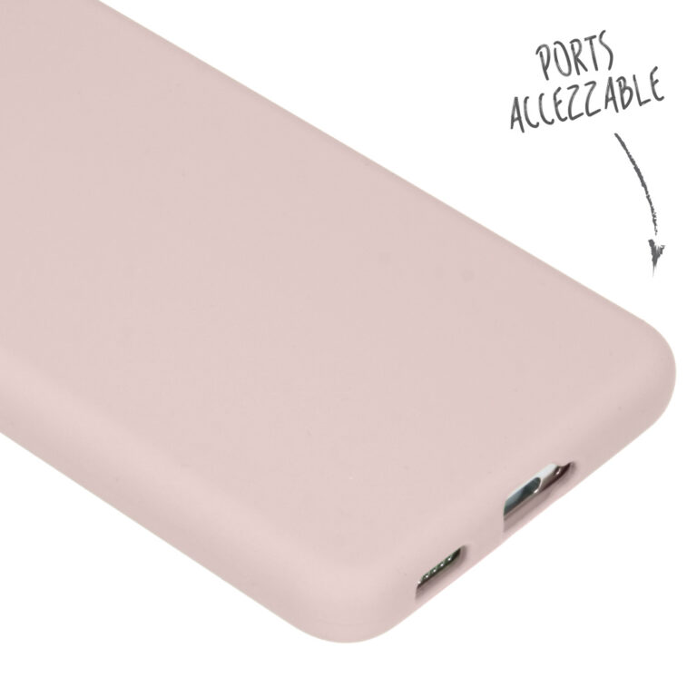 Accezz Liquid Silicone Backcover Samsung Galaxy S21 - Roze - Afbeelding 3