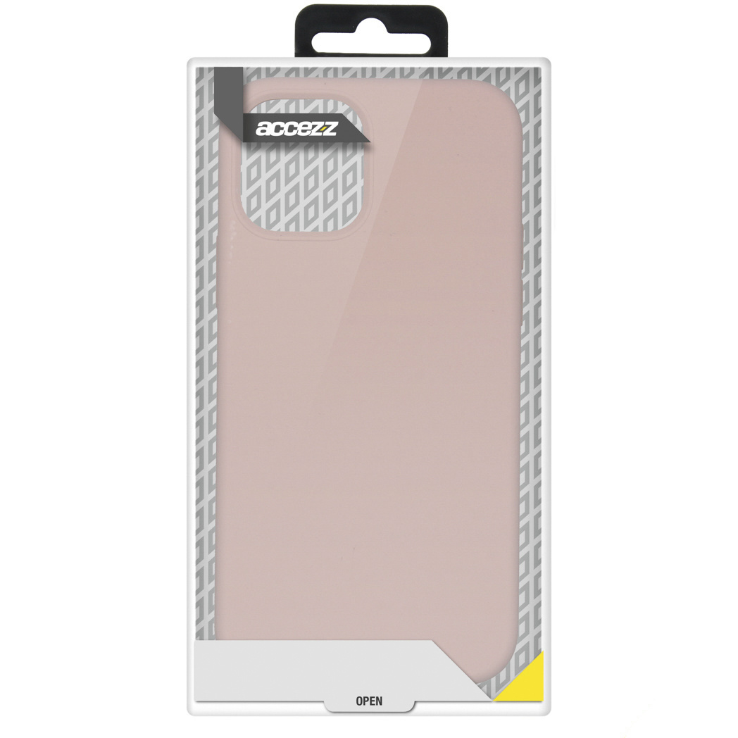 Accezz Liquid Silicone Backcover Samsung Galaxy S21 - Roze - Afbeelding 4