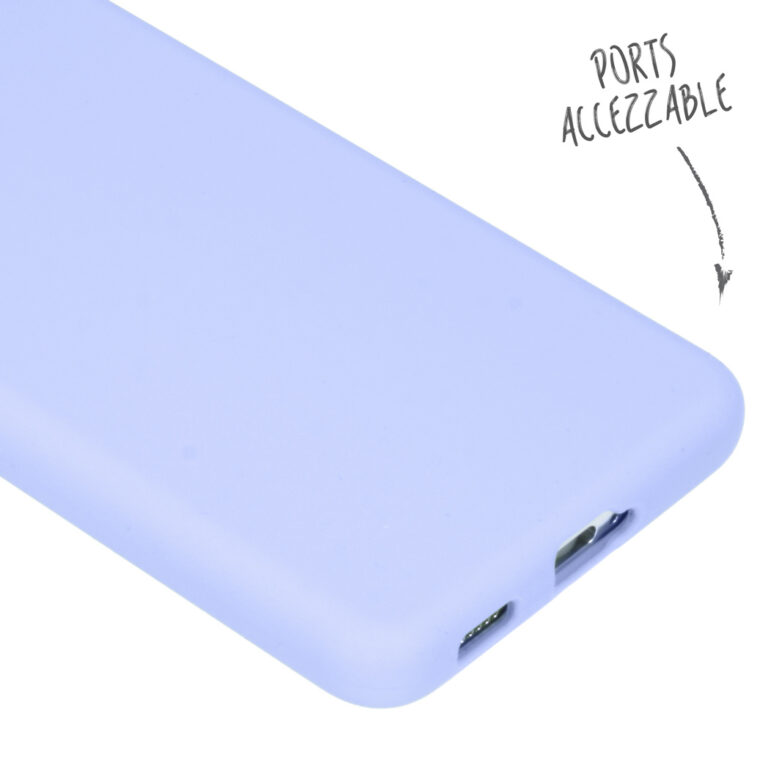 Accezz Liquid Silicone Backcover Samsung Galaxy S21 - Paars - Afbeelding 3