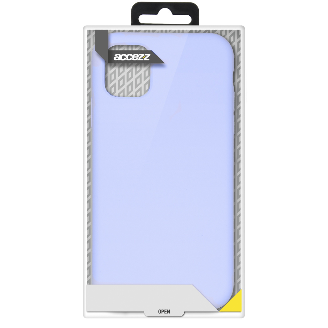 Accezz Liquid Silicone Backcover Samsung Galaxy S21 - Paars - Afbeelding 4