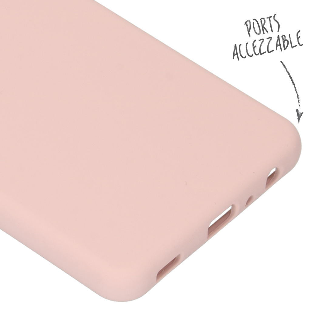 Accezz Liquid Silicone Backcover Samsung Galaxy A52(s) (5G/4G) - Roze - Afbeelding 3