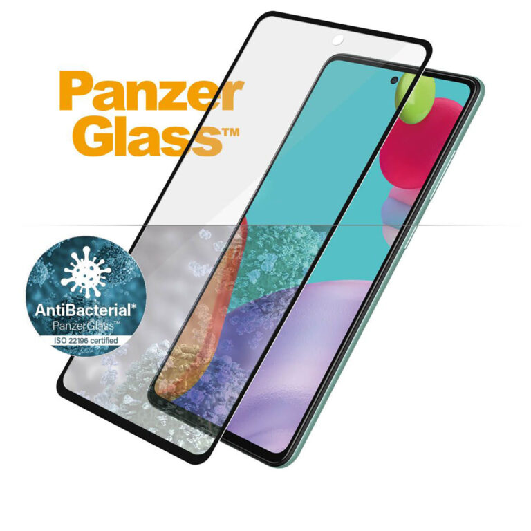 PanzerGlass Anti-Bacterial Case Friendly Screenprotector Samsung Galaxy A52(s) (5G/4G) / A53 - Zwart - Afbeelding 2