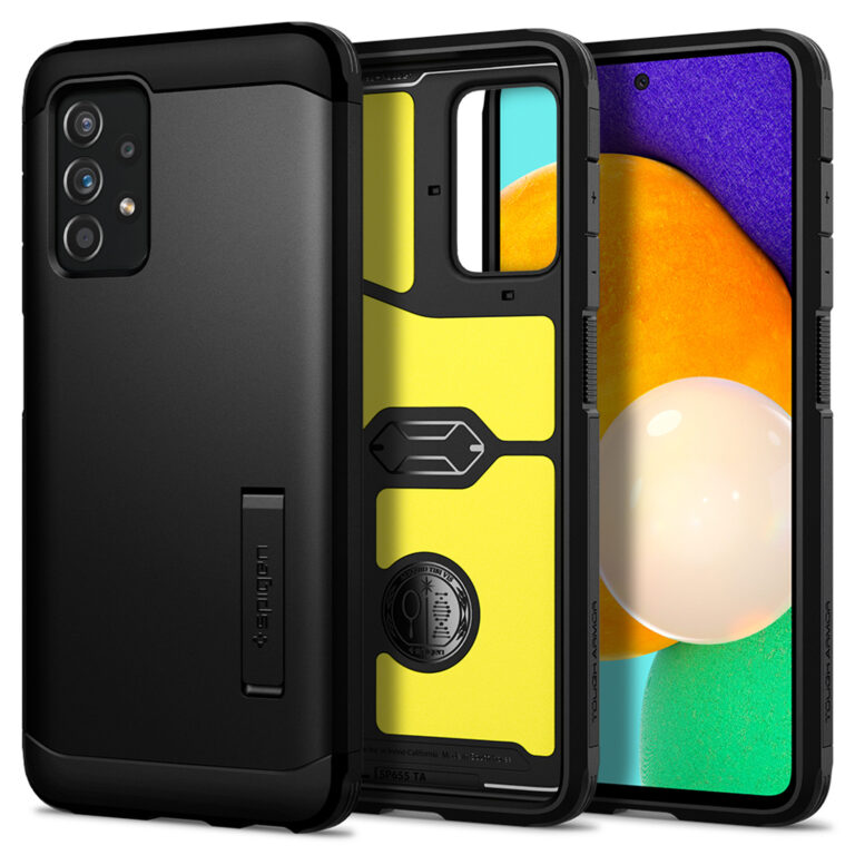 Spigen Tough Armor Backcover Samsung Galaxy A52(s) (5G/4G) - Zwart - Afbeelding 2