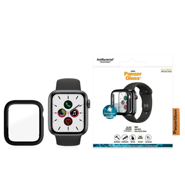 PanzerGlass Full Body Case Apple Watch Series 4-6 / SE 40 mm - Zwart - Afbeelding 2