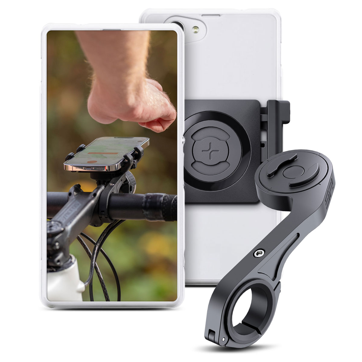 SP Connect Roadbike Bundle Universal Clamp SPC+ – Telefoonhouder racefiets – Zwart