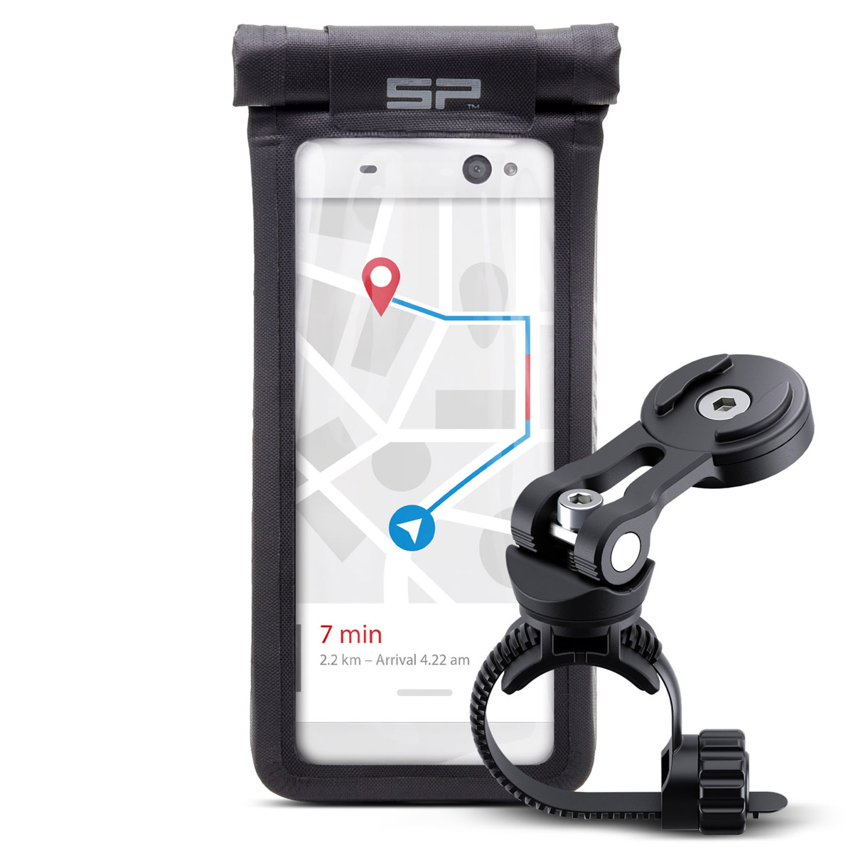 SP Connect Bike Bundle Universal Case SPC+ - Telefoonhouder fiets - Universele telefoonhoes - Zwart - Afbeelding 5